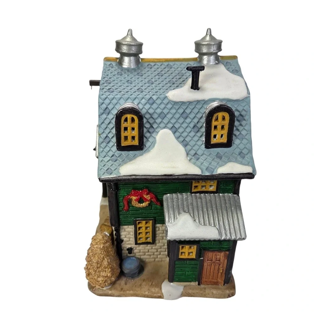 Lemax Barn Dance Christmas Village Lighted B C Ranch Harvest Crossing 2000 Boxed